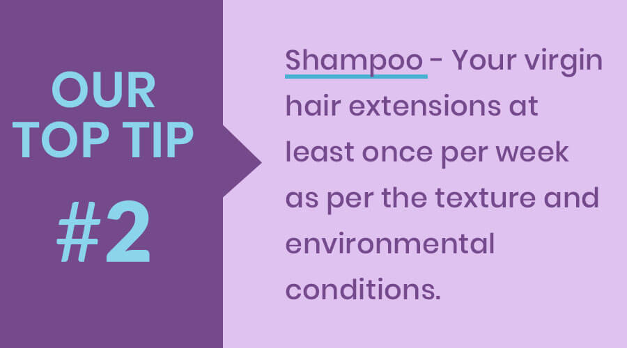 Hair Extensions Care Tip 2
